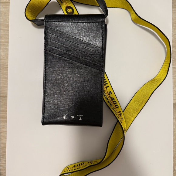 Off-White Black and White Belt Bag with Bold Stripe Design - Picture 2 of 3